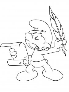 The Smurfs coloring page 73 - Free printable