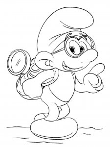 The Smurfs coloring page 48 - Free printable