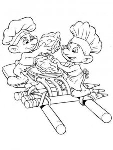 The Smurfs coloring page 50 - Free printable