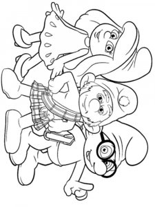 The Smurfs coloring page 51 - Free printable