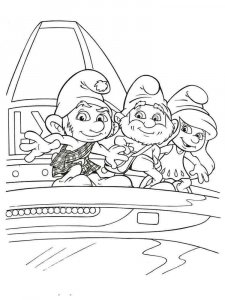 The Smurfs coloring page 13 - Free printable