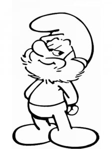 The Smurfs coloring page 18 - Free printable
