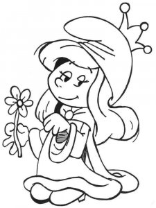 The Smurfs coloring page 2 - Free printable
