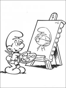 The Smurfs coloring page 21 - Free printable