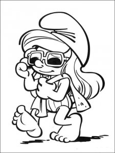 The Smurfs coloring page 22 - Free printable