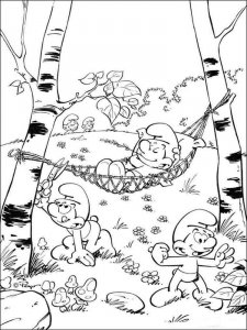 The Smurfs coloring page 23 - Free printable
