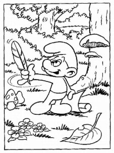 The Smurfs coloring page 24 - Free printable