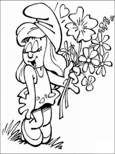 The Smurfs coloring page 3 - Free printable
