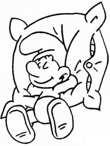 The Smurfs coloring page 30 - Free printable