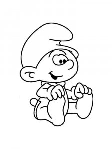 The Smurfs coloring page 35 - Free printable