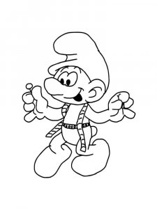 The Smurfs coloring page 36 - Free printable