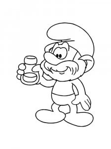The Smurfs coloring page 38 - Free printable