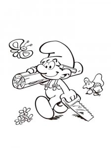 The Smurfs coloring page 40 - Free printable
