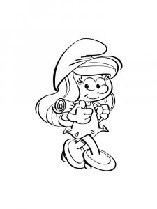 The Smurfs coloring page 43 - Free printable