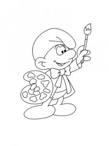 The Smurfs coloring page 44 - Free printable
