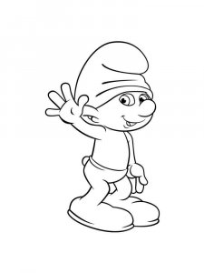 The Smurfs coloring page 45 - Free printable