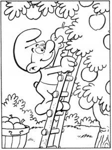 The Smurfs coloring page 8 - Free printable
