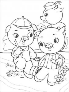 Three Little Pig coloring page 11 - Free printable