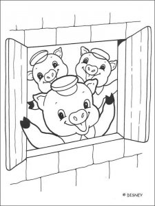 Three Little Pig coloring page 17 - Free printable