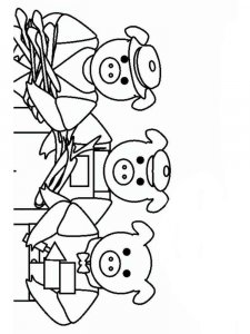 Three Little Pig coloring page 18 - Free printable