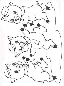 Three Little Pig coloring page 9 - Free printable