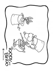 Toopy and Binoo coloring page 7 - Free printable