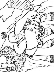 Totoro coloring page 7 - Free printable