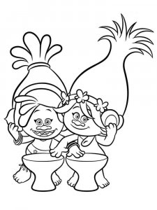 Trolls coloring page 11 - Free printable