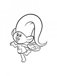 Trolls coloring page 25 - Free printable