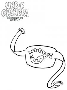 Uncle Grandpa coloring page 1 - Free printable