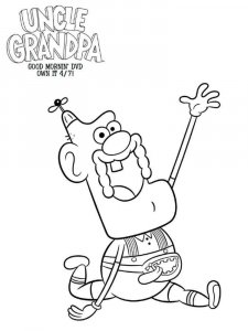 Uncle Grandpa coloring page 11 - Free printable