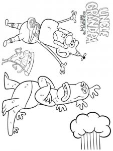 Uncle Grandpa coloring page 12 - Free printable