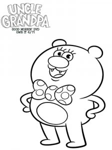 Uncle Grandpa coloring page 2 - Free printable