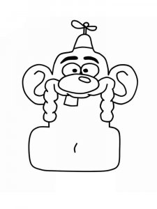Uncle Grandpa coloring page 3 - Free printable