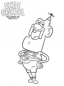 Uncle Grandpa coloring page 6 - Free printable