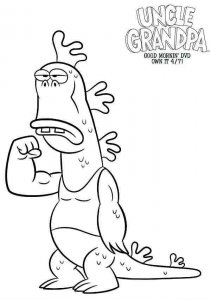 Uncle Grandpa coloring page 7 - Free printable