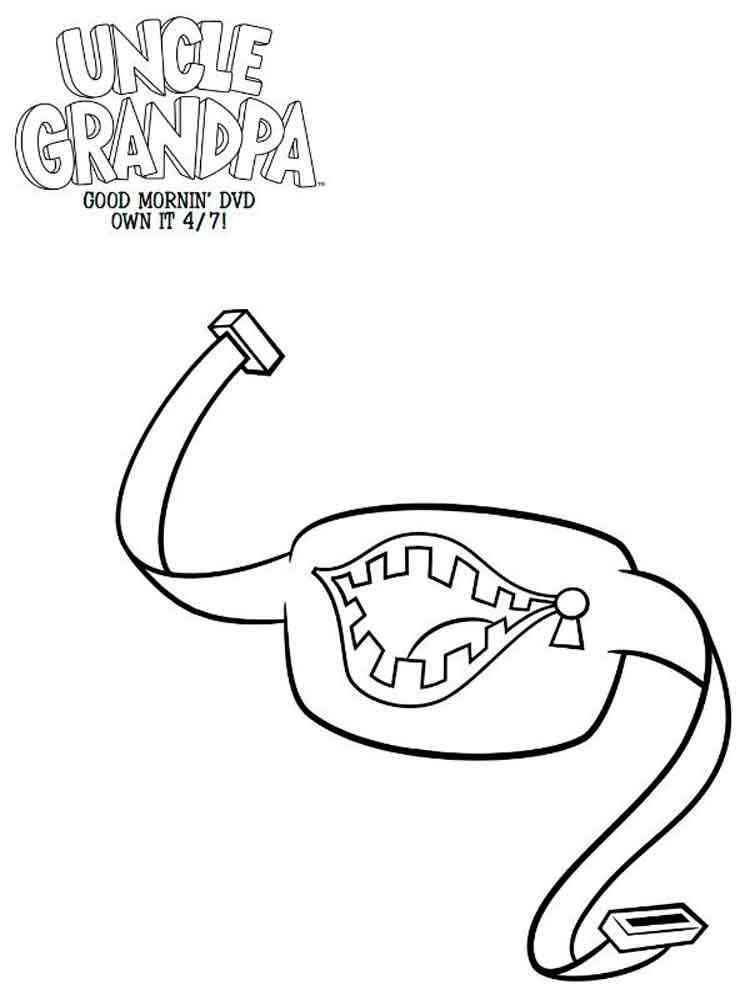 uncle grandpa coloring pages for free - photo #16