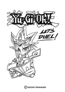 Yu-Gi-Oh coloring page 6 - Free printable