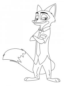 Zootopia coloring page 51 - Free printable