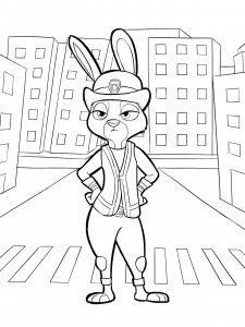 Zootopia coloring page 53 - Free printable