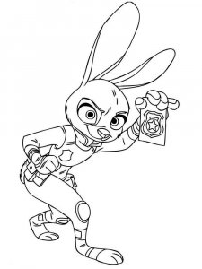 Zootopia coloring page 54 - Free printable