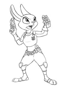Zootopia coloring page 56 - Free printable
