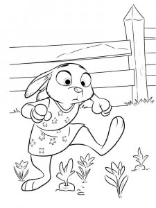 Zootopia coloring page 58 - Free printable
