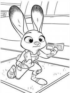 Zootopia coloring page 11 - Free printable