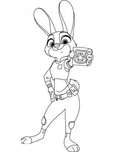 Zootopia coloring page 16 - Free printable