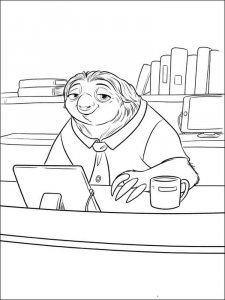 Zootopia coloring page 20 - Free printable