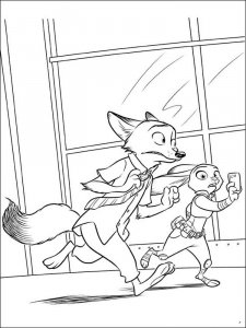Zootopia coloring page 22 - Free printable