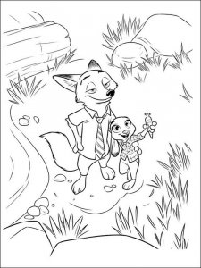 Zootopia coloring page 23 - Free printable