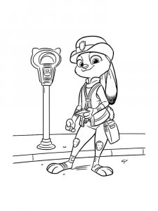 Zootopia coloring page 41 - Free printable