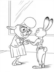 Zootopia coloring page 5 - Free printable